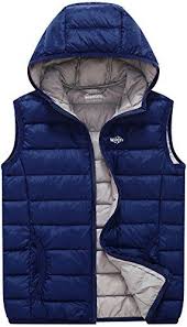 Wantdo Boy S And Girl S Packable Puffer Down Vest Hooded Lightweight Sleeveless Jacket Sleeveless Jacket Down Vest Winter Jackets