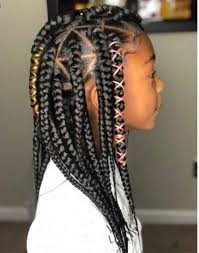 I just wanted to show you guys my technique when doing triangle parts for box braids. Triangle Box Braids Kids Box Braids Hairstyles Kids African Americans Black Hair Box Braids