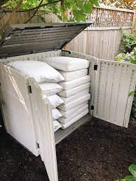 Outdoor Cushion Storage Shed Diy And Done The Inspired Room Patio Cushion Storage Outdoor Storage Sheds Outdoor Cushions
