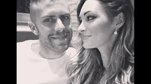 Photo : Emilie Nef Naf et son chéri Bruno Cerella le 12 décembre 2017 à  Venise.