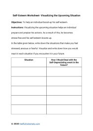 Self Esteem Worksheets 5 In 2020 Self Esteem Worksheets Self Esteem Positive Self Talk