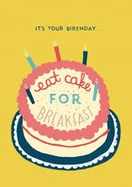 Birthday Cake Happy Birthday Meme Funny For Her Cake For Breakfast Funny Birthday Card Wb1104 Funny Birthday Cards Happy Birthday Fun Happy Birthday Card Funny