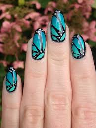 75 Butterfly Nail Designs That Will Have You Soaring To The Salon I had to do a symmetry drawing for art class.