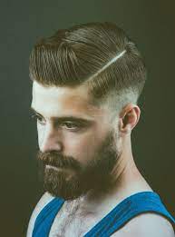 Side Line Hair For Men Mens Hairstyles Beard No Mustache Haircuts For Men