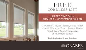 One of the most trusted and recognized names in the arena of blinds and shades, graber is known for its state of the art, innovative, and sophisticated products at reasonable rates. Freecordlesslift Graber Promo K To Z Window Coverings