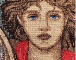 Angeli Laudantes Angels Ancient Musicians With Harps Medieval Tapestry Wall  Hanging Minstrels William Morris Music Art Wallhanging 64" X 58"