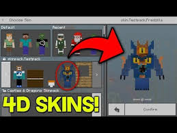 The next stage of customization in minecraft pe is 4d & 5d skins, which are something that does not fit into the dimensions set by the game. 4d Skins In Minecraft Pocket Edition 1 5 2