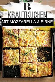 Sauerkrautkuchen Mit Scamorza Und Birne Rezept Sauerkrautkuchen Sauerkraut Rezepte Mit Rotkohl