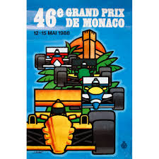 Du lundi au vendredi, de 9h à 18h / opening hours: The Monaco Grand Prix Twenty Four Vintage Posters Flashbak