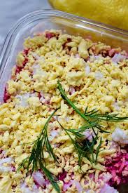 Les Gateries Gourmandes De Graciela Salade Russe Hareng Sous Un Manteau De Fourrure Salade Russe Salade Hareng