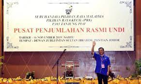 Prk tanjung piai bermula dengan penamaan calon. Bn Tawan Semula Tanjung Piai