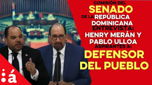 El defensor del pueblo está formado por el defensor, por 2 adjuntos y por una secretaría general formando así la junta de coordinación y régimen interior, que asistirá y asesorará al defensor en la. Henry Meran Y Pablo Ulloa Aspirantes A Defensor Del Pueblo Entrevistados Por Comision Del Senado Youtube