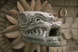 In one version of the aztec creation myth, the world was created and destroyed for four times (each age associated with the sun), with some of the tumultuous episodes being borne by the fighting between quetzalcoatl and his brother tezcatlipoca ('smoking mirror'). Quetzalcoatl Pan Mesoamerican Feathered Serpent God