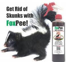 The juice merely masks the smell and does not actually remove it. How To Get Rid Of Skunks Fox Urine Skunk Repellent