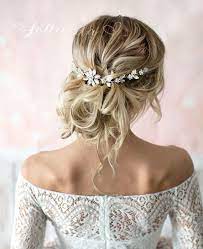 Boho Vintage Style Bridal Hair Vine Accessory Halo Headband Etsy Boho Wedding Hair Accessories Bridal Hair Vine Wedding Hair Accessories