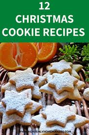 Four christmas cookies from one basic dough recipe. 12 Christmas Cookie Recipes Heavenly Homemakers