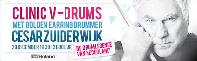 Levende drumlegende Cesar Zuiderwijk naar Bax-shop.nl!