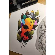 What is spray paint art? Resultado De Imagen Para Lata De Aerosol Tattoo Marker Art Tattoo Art Drawings Drawings
