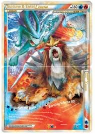 Free shipping free shipping free shipping. Suicune And Entei Legend Top And Bottom Rare Holo Foil Pokemon Card Full Set With 94 95 And 95 95 Pokemon Cards Pokemon Holo