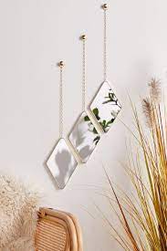 Browse through diamond mirror set with uniquely embellished frames and features to enhance your décor. Diamond Mirror Set Of 3 Urban Outfitters