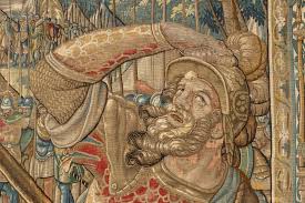 A tapestry, "David och Goliath", tapestry weave, ca 272 x 283-289 cm,  Flanders, possibly second half of the 16th century.