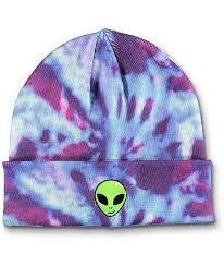 A Lab Ever Alien Tie Dye Beanie Zumiez Outfits With Hats Beanie Cute Hats