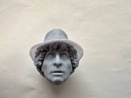 4th Doctor Serious Head With Hat Unpainted Head