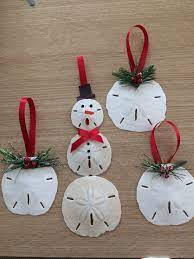 Make sure to follow crafty morning on facebook, pinterest,. Sand Dollar Ornaments Coastal Christmas Decor Seashell Christmas Ornaments Unique Christmas Decorations