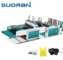 [Hot Item] Multi-Function Double Line PLA Biodegradable PE Shopping T-Shirt  Soft Loop Handle Plastic Bag Forming Machine Patch Hand Shopping Carry Bag  ...