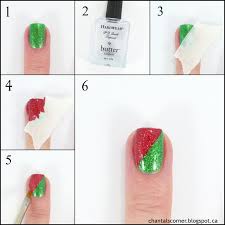 Red And Green Christmas Nails With Tutorial Chantal S Corner
