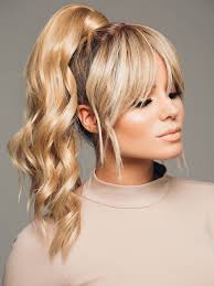 The 16 Human Hair Wrap Around Pony By Hairdo Is A New Instant Ponytail In The Luxury You Ve Bee High Ponytail Hairstyles Side Ponytail Hairstyles Hair Styles