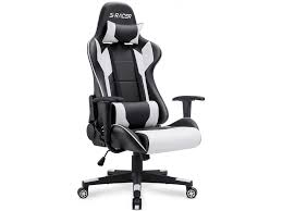 Homall Racing Style Ergonomic Computer Gaming Chair With High Back Swivel Pu Leather Seat Height Adjustable And Lumbar Gaming Chair Best Office Chair Chair