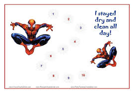 Spiderman Toilet Training Charts Noahs Potty Training