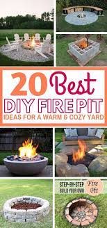 20 Amazing Diy Fire Pit Ideas For A Warm And Romantic Yard Craftsonfire Outside Fire Pits Fire Pit Backyard Outdoor Fire Pit