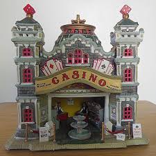 Lemax 2009 Palace Casino Christmas Village Decoration Lighted Exterior Building Lemax Christmas Village Decorations Lemax Spooky Town Lemax