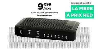 Sfr nous explique qu'une deuxième box, équivalente, sera proposée début 2016 pour les clients le communiqué de presse explique pourtant que cette box est équipée d'un « modem fibre 1 gb/s. Sfr Brade Son Offre Red Fibre Au Prix Exceptionnel De 9 99euros Par Mois