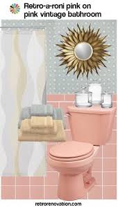 99 Ideas To Decorate A Pink Bathroom Complete Slide Show Pink Bathroom Decor Retro Pink Bathroom Pink Bathroom Tiles