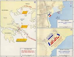 Marathon was chosen as a suitable landing point for the persians because it provided ideal terrain for the cavalry units; The Battle Of Marathon 490 Bc I Weapons And Warfare