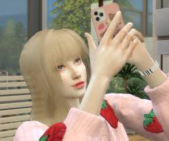 Molly from animal crossing as a sim❤️