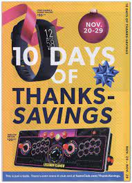 Sam's club will be closed thursday and will open at 7am friday. Sams Club Black Friday 2020 Ad Deals Sales Dealsplus