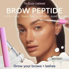 Amazon.com: The Skinny Confidential Brow Peptide Serum for Eyebrow &  Eyelash Growth