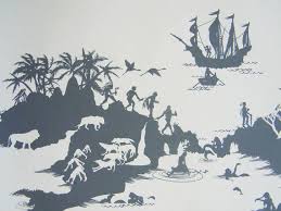 Peter Pan Wallpaper Etsy Peter Pan Wallpaper Peter Pan Silhouette Wallpaper