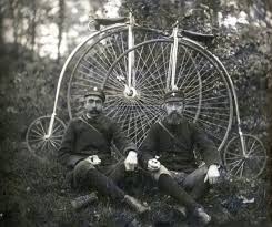 A Pair Of Big Wheels Fahrrad Fotografie Altes Fahrrad Alte Fotos