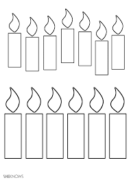 If the length of the wick and size of the candles are the same, they should burn the color of a candle does not affect the amount of time it takes to burn. Birthday Candles Free Printable Coloring Pages Birthday Candle Template Candle Template Candle Printable