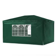 Dank der praktischen metallscherenkonstruktion bringt es eine person leicht und schnell an die stelle, die sie braucht. Gartenpavillon Partyzelt 3 X 4 M Grun Inkl 4 Seitenwande Online Shop Gonser Sicher Gunstig Einkaufen