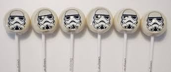 6 Enemy Lollipops Tm Designer Lollipop Etsy Star Lollipops Lollipop Star Wars Wedding Theme
