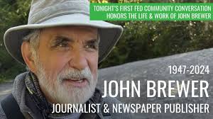 First Fed Community Conversation “The Importance of Local Journalism”  Honors John Brewer