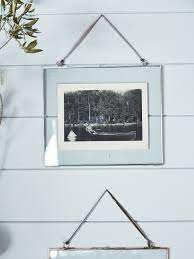 Natural oak hanger frame landscape, magnetic picture frame, wooden art display, hanging art display, slim wooden poster hanger, a4 a3 a2 a1. Delicate Landscape Frame Silver Hanging Glass Frames Frame Frame Decor