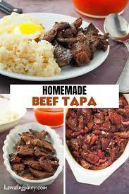 Filipino Beef Tapa Recipe Beef Tapa Beef Recipes Beef Tapa Recipe Filipino