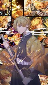 The quality of gif has dropped a little, download the application for a higher quality. Demon Slayer Zenitsu Wallpaper Haypic